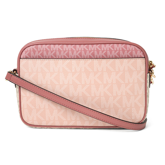 MICHAEL KORS Shoulder Bag Jet Set Charm Leather Pink - Picture 1 of 9
